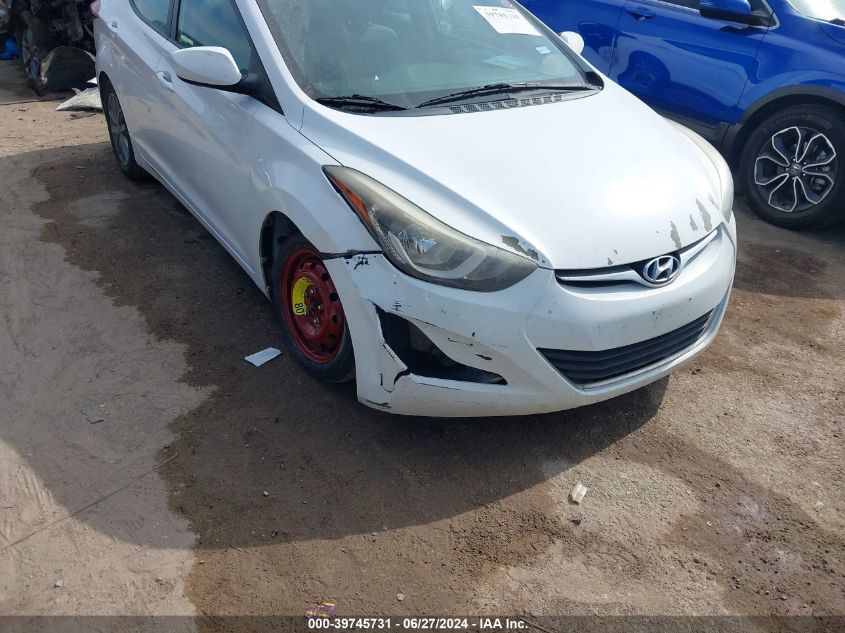 2014 Hyundai Elantra Se VIN: 5NPDH4AE3EH519498 Lot: 39745731