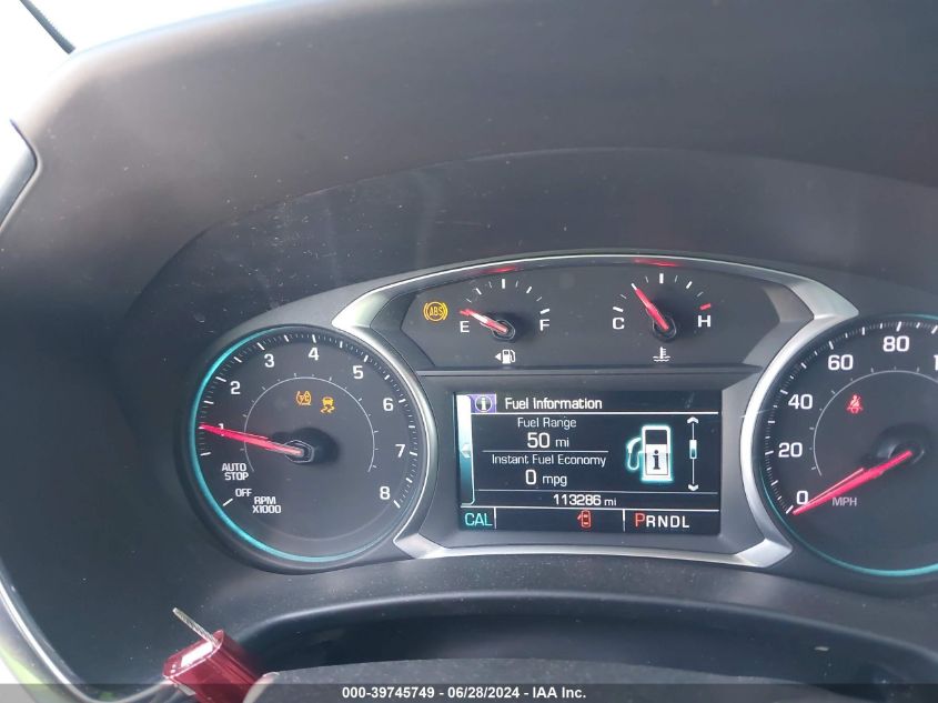 2018 Chevrolet Equinox Lt VIN: 2GNAXSEV5J6317272 Lot: 39745749