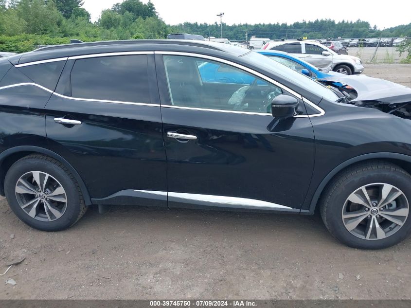 2021 Nissan Murano Sv Intelligent Awd VIN: 5N1AZ2BS2MC140376 Lot: 39745750