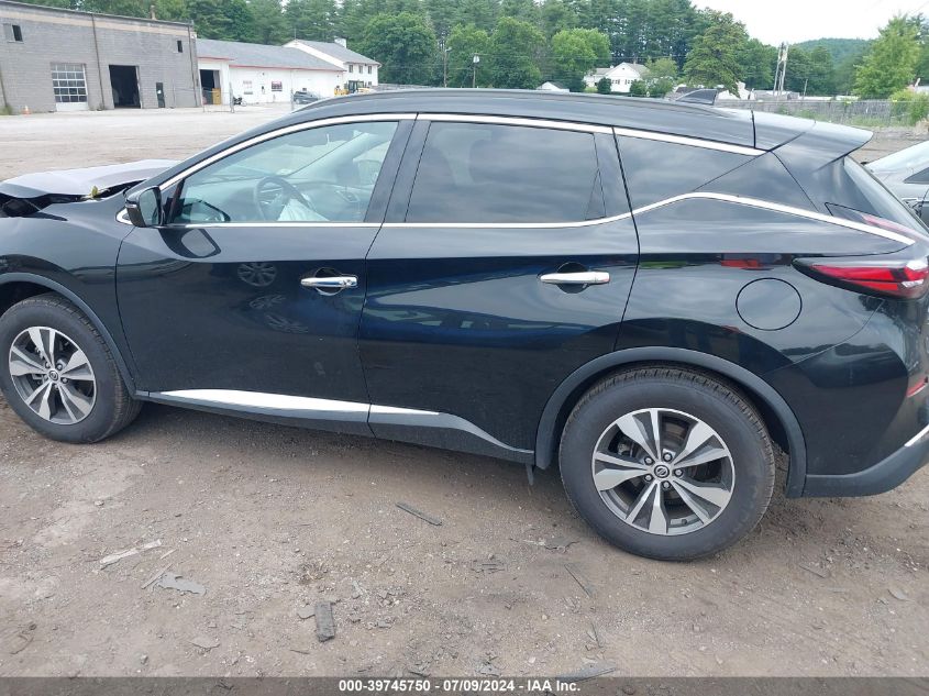 2021 Nissan Murano Sv Intelligent Awd VIN: 5N1AZ2BS2MC140376 Lot: 39745750