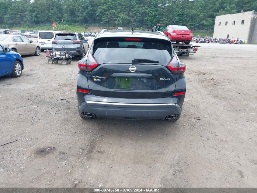 2021 Nissan Murano Sv Intelligent Awd VIN: 5N1AZ2BS2MC140376 Lot: 39745750