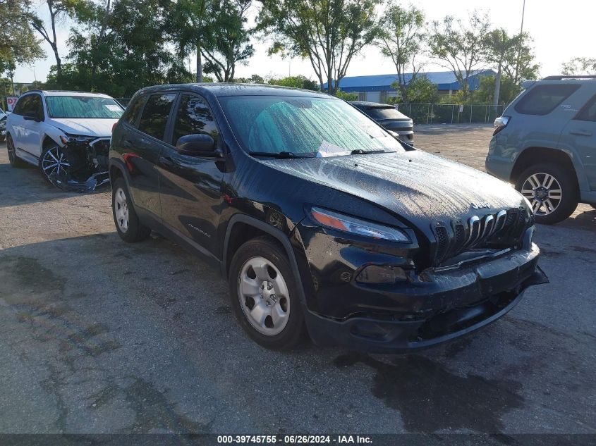 2016 Jeep Cherokee Sport VIN: 1C4PJLABXGW159063 Lot: 39745755