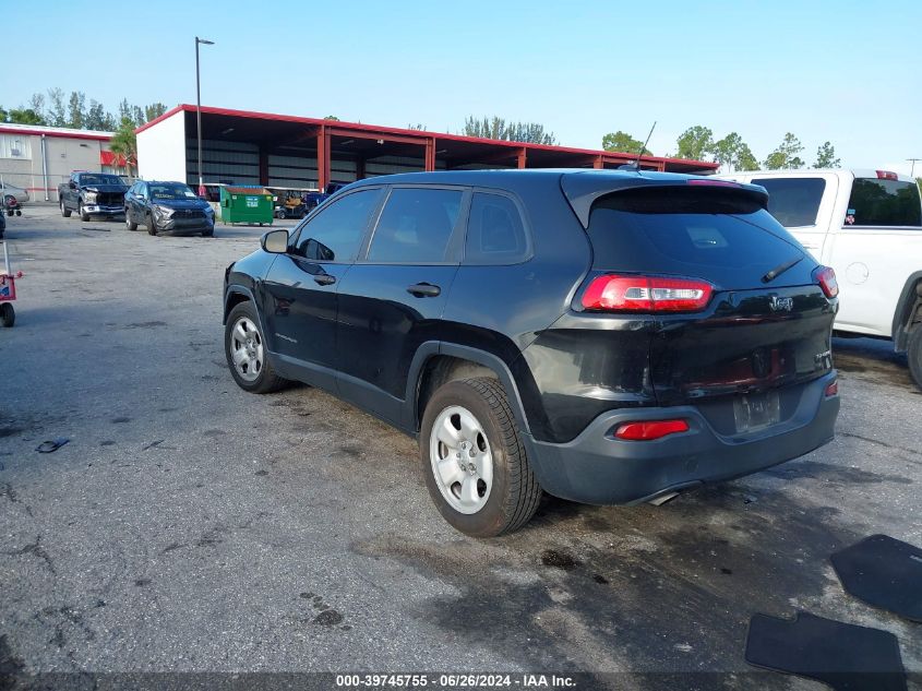 2016 Jeep Cherokee Sport VIN: 1C4PJLABXGW159063 Lot: 39745755