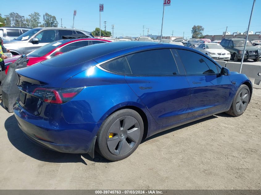 2023 Tesla Model 3 Rear-Wheel Drive VIN: 5YJ3E1EA0PF615052 Lot: 39745763