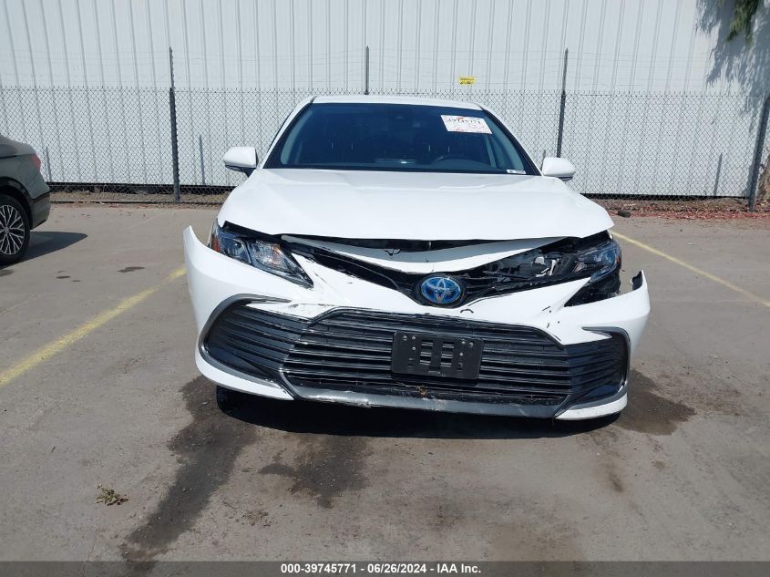 2021 Toyota Camry Le VIN: 4T1C31AK3MU551124 Lot: 39745771