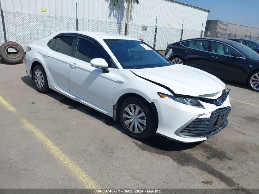 2021 Toyota Camry Le VIN: 4T1C31AK3MU551124 Lot: 39745771