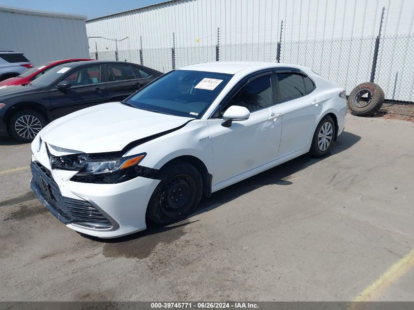 2021 Toyota Camry Le VIN: 4T1C31AK3MU551124 Lot: 39745771