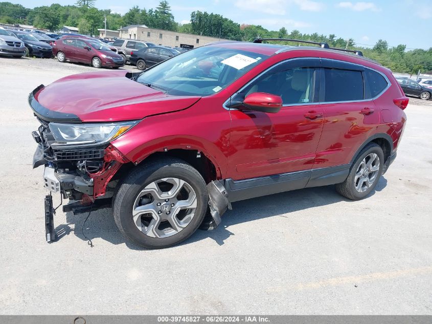 2019 Honda Cr-V Ex VIN: 2HKRW2H51KH602736 Lot: 39745827