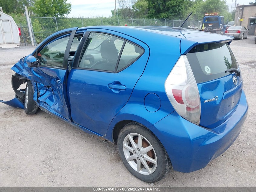 2012 Toyota Prius C Three VIN: JTDKDTB3XC1029574 Lot: 39745873
