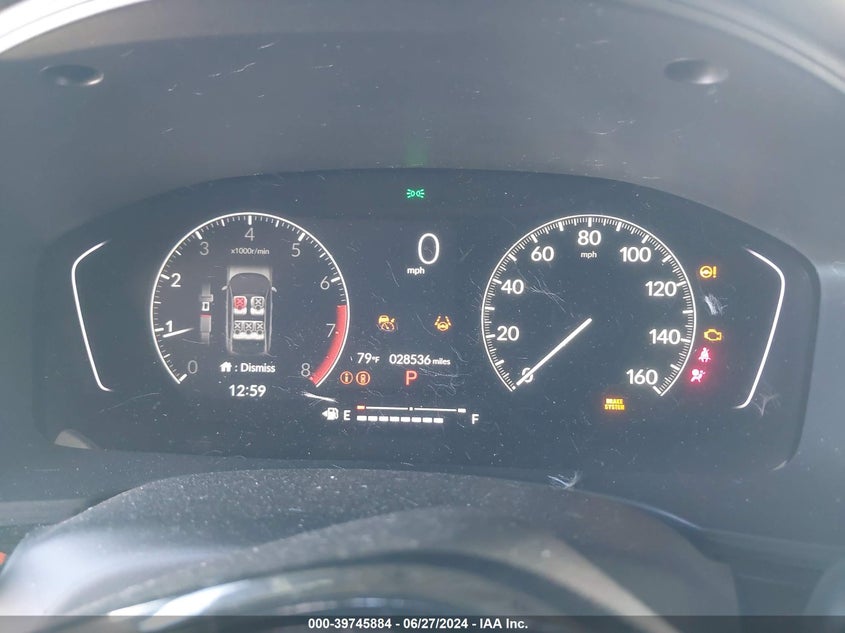 VIN 2HGFE1F70PH322859 2023 HONDA CIVIC EX