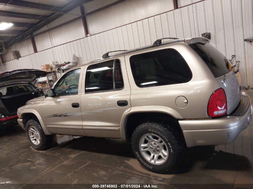 2003 Dodge Durango Slt VIN: 1D4HS48N93F500909 Lot: 39745902