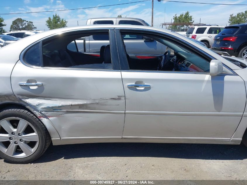 2005 Lexus Es 330 VIN: JTHBA30G955122000 Lot: 39745927