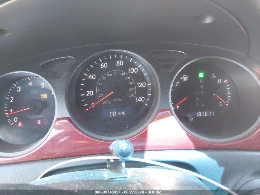 2005 Lexus Es 330 VIN: JTHBA30G955122000 Lot: 39745927