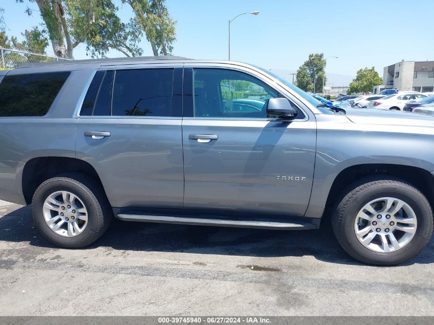 2019 Chevrolet Tahoe Ls VIN: 1GNSCAKC8KR258737 Lot: 39745940