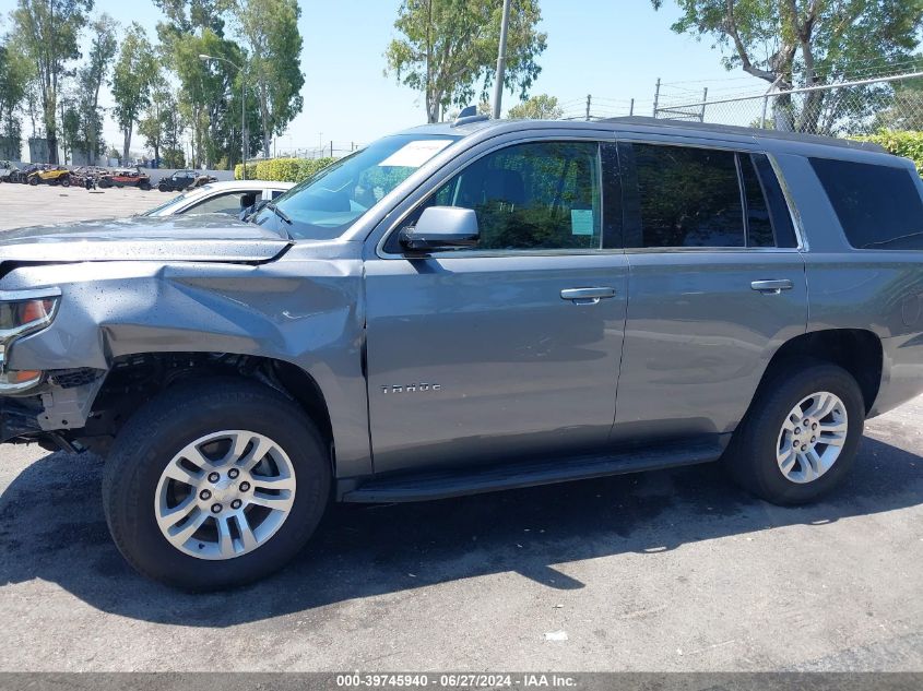 2019 Chevrolet Tahoe Ls VIN: 1GNSCAKC8KR258737 Lot: 39745940