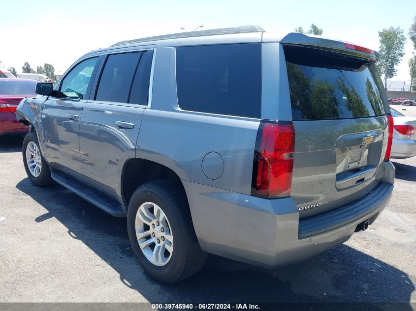 2019 Chevrolet Tahoe Ls VIN: 1GNSCAKC8KR258737 Lot: 39745940