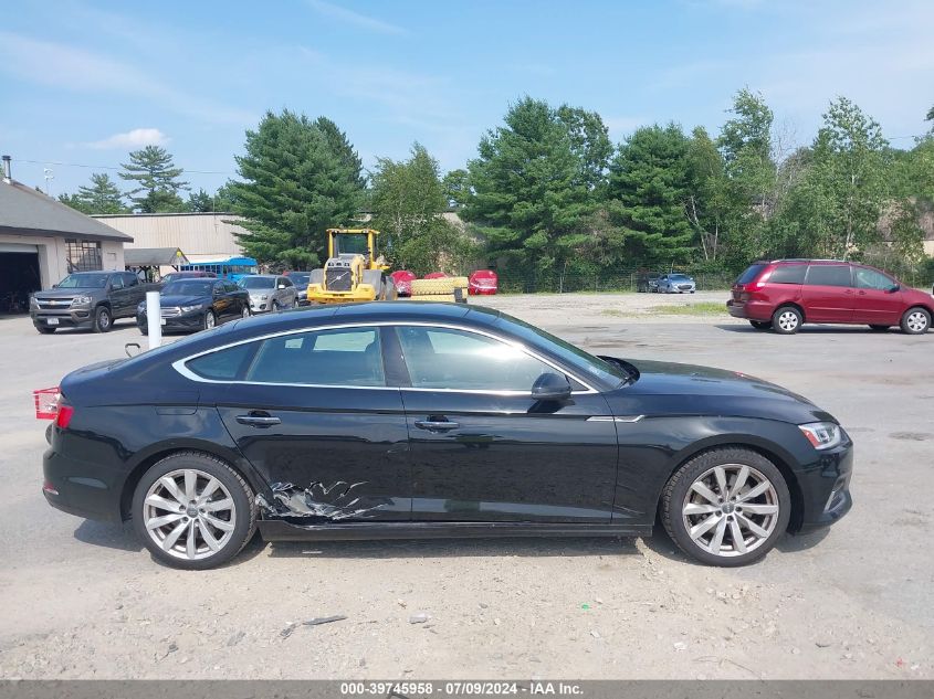 2018 Audi A5 2.0T Premium VIN: WAUBNCF52JA009712 Lot: 39745958