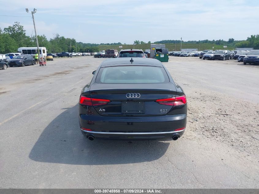 2018 Audi A5 2.0T Premium VIN: WAUBNCF52JA009712 Lot: 39745958