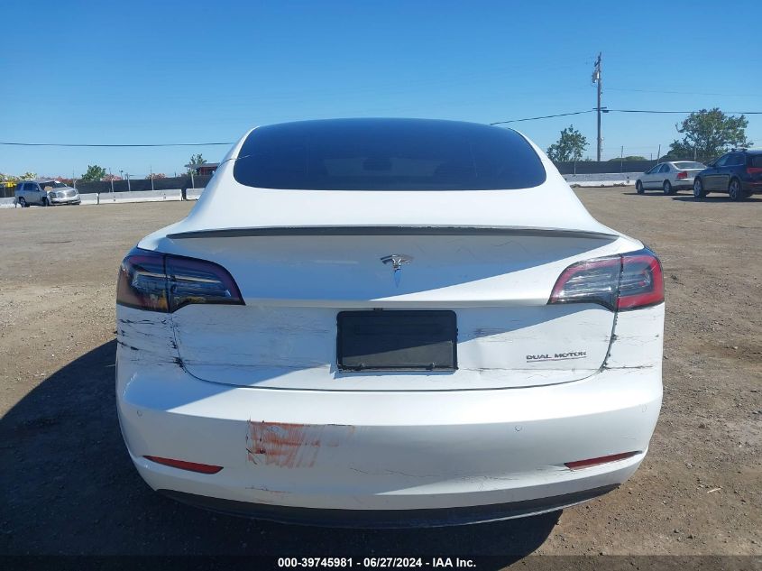 2021 Tesla Model 3 Performance Dual Motor All-Wheel Drive VIN: 5YJ3E1EC8MF935961 Lot: 39745981