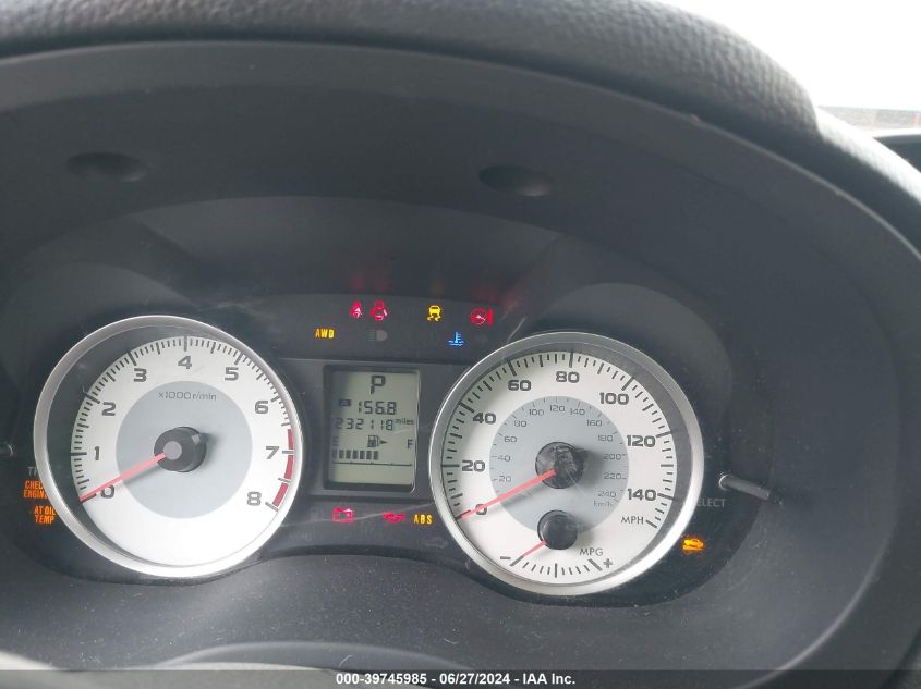 2013 Subaru Impreza 2.0I VIN: JF1GPAA6XDH201341 Lot: 39745985