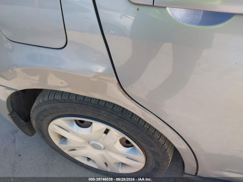 2010 Nissan Versa S/Sl VIN: 3N1BC1CP7AL371307 Lot: 39746039