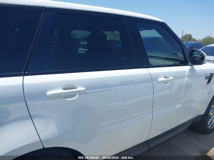 2016 Land Rover Range Rover Sport 3.0L V6 Supercharged Hse VIN: SALWR2VF2GA547986 Lot: 39746045