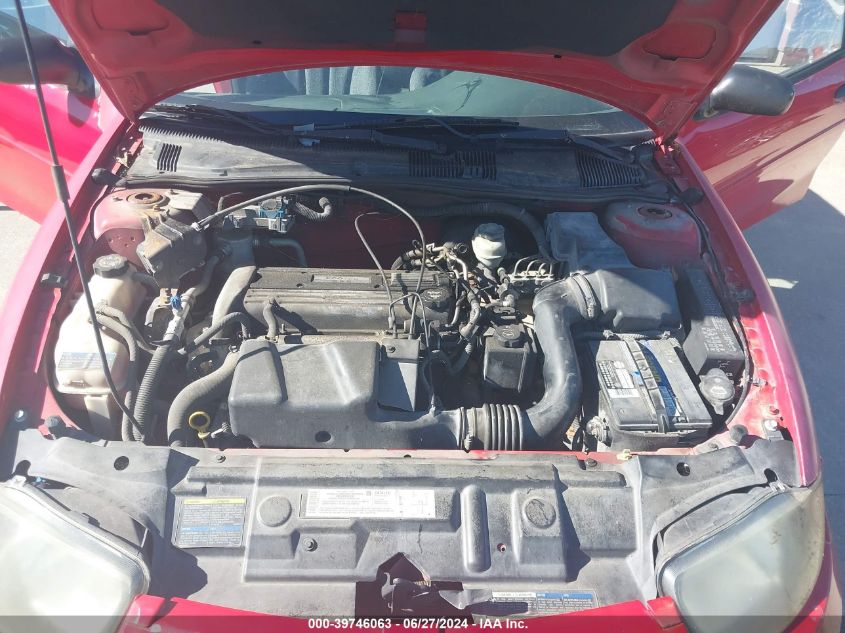 2004 Chevrolet Cavalier VIN: 1G1JC12F747208899 Lot: 39746063