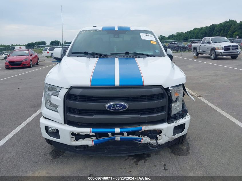 2016 Ford F-150 Lariat VIN: 1FTFX1EG5GFB15038 Lot: 39746071