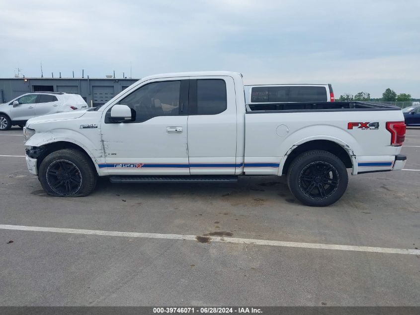 2016 Ford F-150 Lariat VIN: 1FTFX1EG5GFB15038 Lot: 39746071