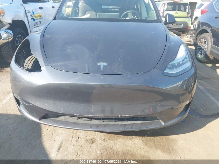 2021 Tesla Model Y Long Range Dual Motor All-Wheel Drive VIN: 5YJYGDEE5MF184501 Lot: 39746100