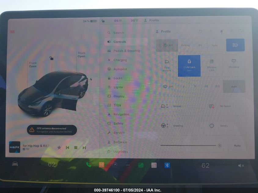 2021 Tesla Model Y Long Range Dual Motor All-Wheel Drive VIN: 5YJYGDEE5MF184501 Lot: 39746100