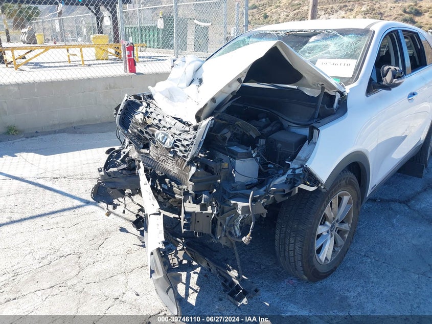 2019 Kia Sorento 3.3L Lx VIN: 5XYPGDA51KG463614 Lot: 39746110