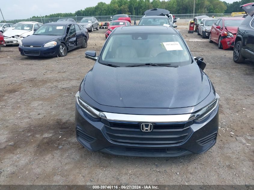 2019 Honda Insight Touring VIN: 19XZE4F9XKE002502 Lot: 39746116