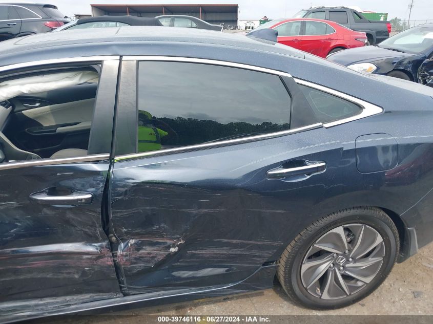 2019 Honda Insight Touring VIN: 19XZE4F9XKE002502 Lot: 39746116