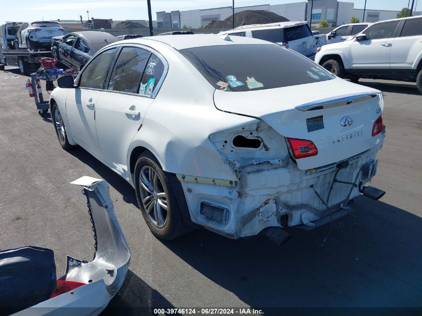 2011 Infiniti G37 Journey VIN: JN1CV6AP9BM507748 Lot: 39746124