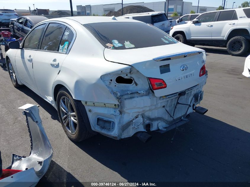 2011 Infiniti G37 Journey VIN: JN1CV6AP9BM507748 Lot: 39746124