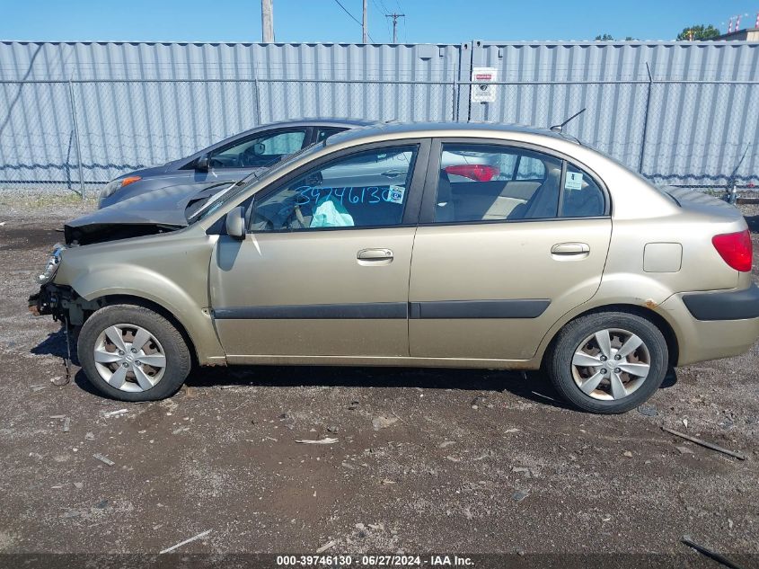 2008 Kia Rio Lx/Sx VIN: KNADE123086336169 Lot: 39746130