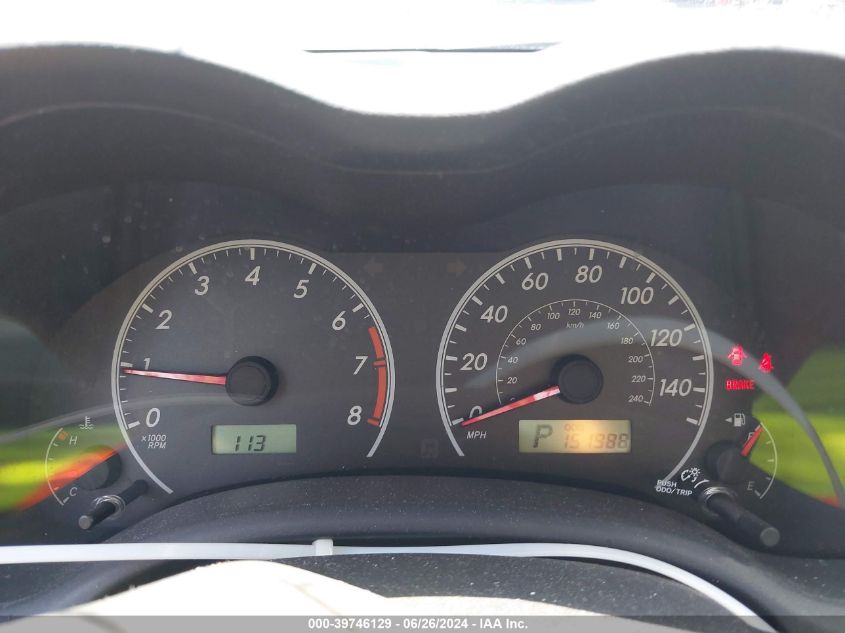 2009 Toyota Corolla S VIN: 2T1BU40E09C060072 Lot: 39746129