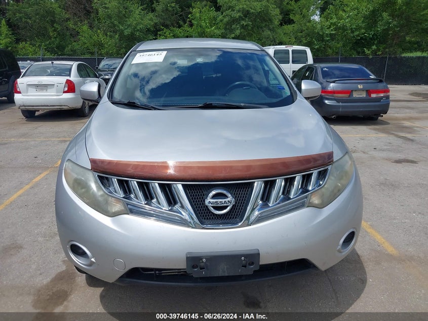 2010 Nissan Murano S VIN: JN8AZ1MW0AW118003 Lot: 39746145