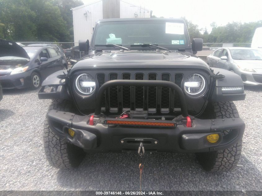 2021 Jeep Gladiator Rubicon 4X4 VIN: 1C6JJTBG7ML624113 Lot: 39746148