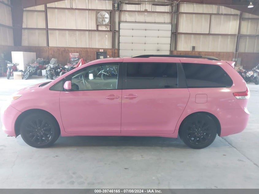 2014 Toyota Sienna Xle 7 Passenger VIN: 5TDDK3DC0ES078557 Lot: 39746165