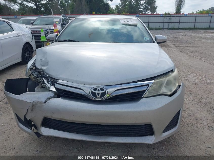 2012 Toyota Camry Le VIN: 4T1BF1FK8CU075799 Lot: 39746169