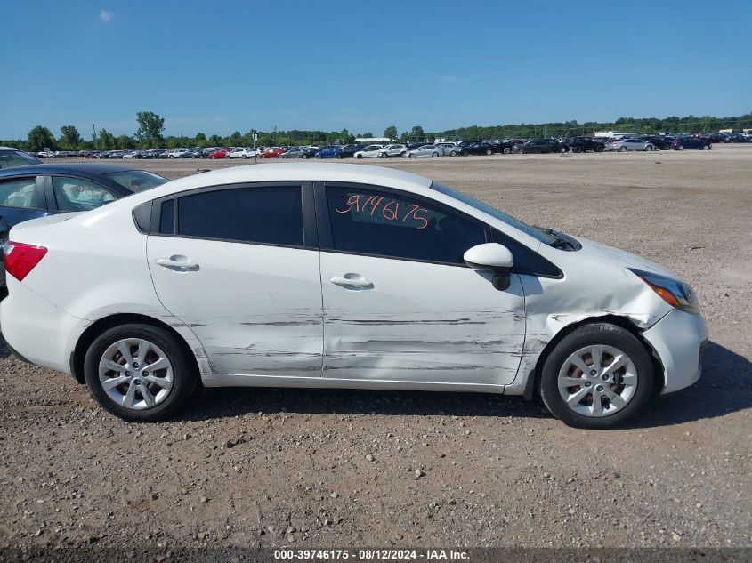 2015 Kia Rio Lx VIN: KNADM4A38F6458071 Lot: 39746175