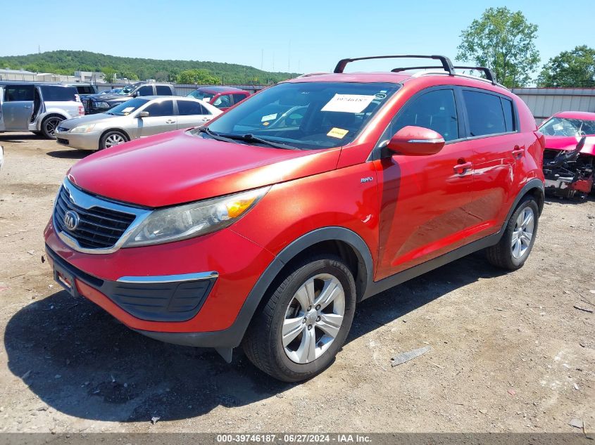 2013 Kia Sportage Lx VIN: KNDPBCA27D7355707 Lot: 39746187