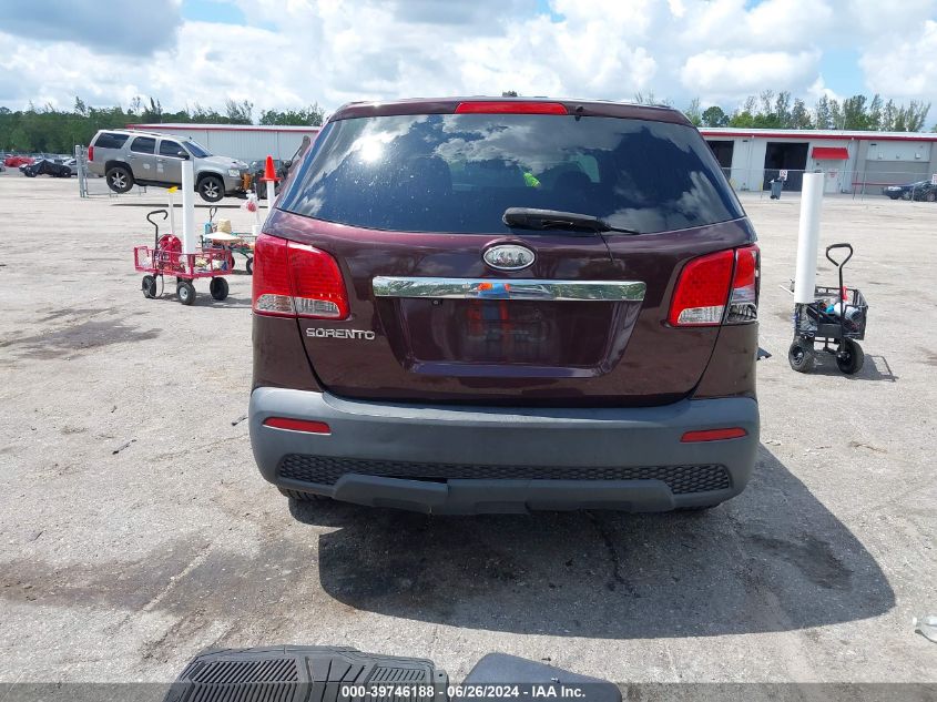2012 Kia Sorento Lx VIN: 5XYKT3A14CG203299 Lot: 39746188