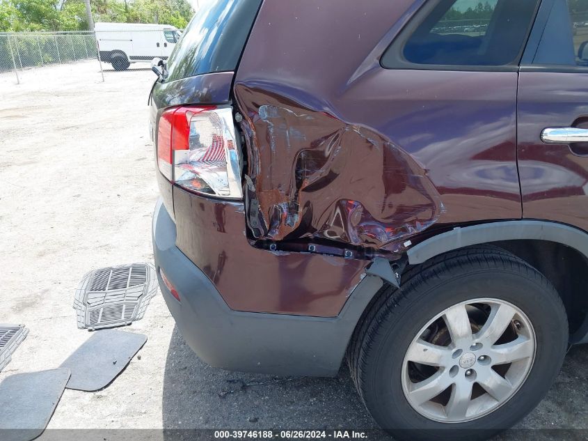 2012 Kia Sorento Lx VIN: 5XYKT3A14CG203299 Lot: 39746188