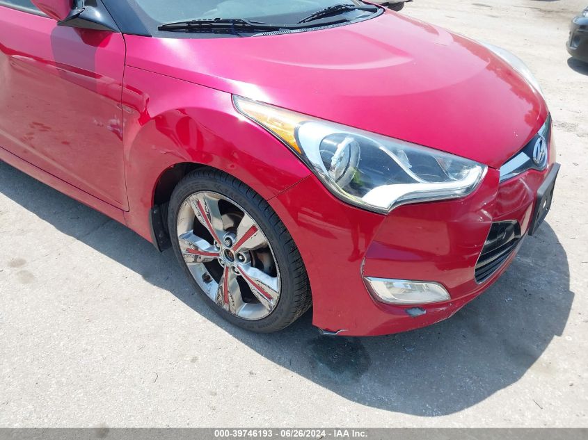 2016 Hyundai Veloster VIN: KMHTC6AD4GU249098 Lot: 39746193