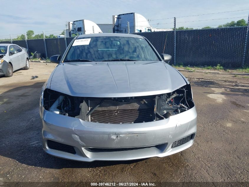 2014 Dodge Avenger Se VIN: 1C3CDZAB0EN218864 Lot: 39746212