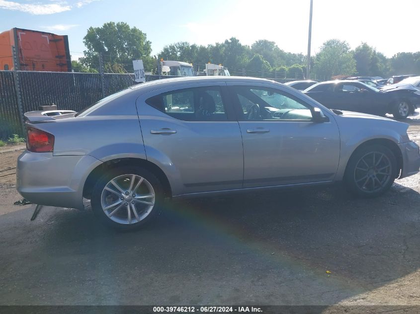 2014 Dodge Avenger Se VIN: 1C3CDZAB0EN218864 Lot: 39746212