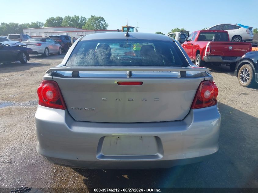 2014 Dodge Avenger Se VIN: 1C3CDZAB0EN218864 Lot: 39746212